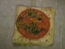 Tomaten Blätterteig Quadrate - Rezept