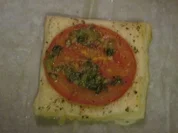 Tomaten Blätterteig Quadrate - Rezept
