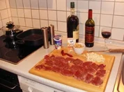 Michis Lende in Rotweinsoße mit Kräuterknödel - Rezept