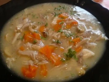 Rezept: Kaninchenfrikasee Kaninchenfrikasee - Rezept