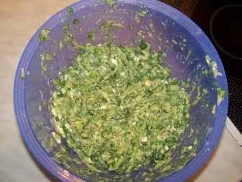 Zuccinipuffer mit Schafskäse - Rezept - Bild Nr. 6