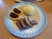 Rehkeule mit Rahmsoße - Rezept