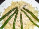 Lachs mit Bandnudeln..... - Rezept