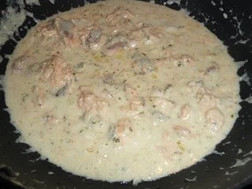 Rezept: Lachs mit Bandnudeln..... Bild Nr. 2 Lachs mit Bandnudeln..... - Rezept - Bild Nr. 2