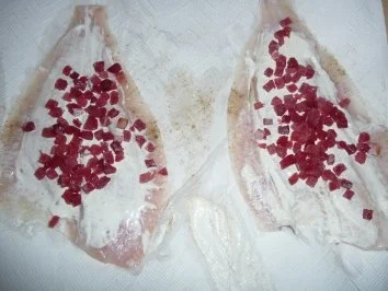 Rezept: Schollenröllchen mit Drillingen..... Bild Nr. 4 Schollenröllchen mit Drillingen..... - Rezept - Bild Nr. 4