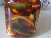 Rezept: Zucchini - Eingelegte Zucchini Zucchini - Eingelegte Zucchini - Rezept