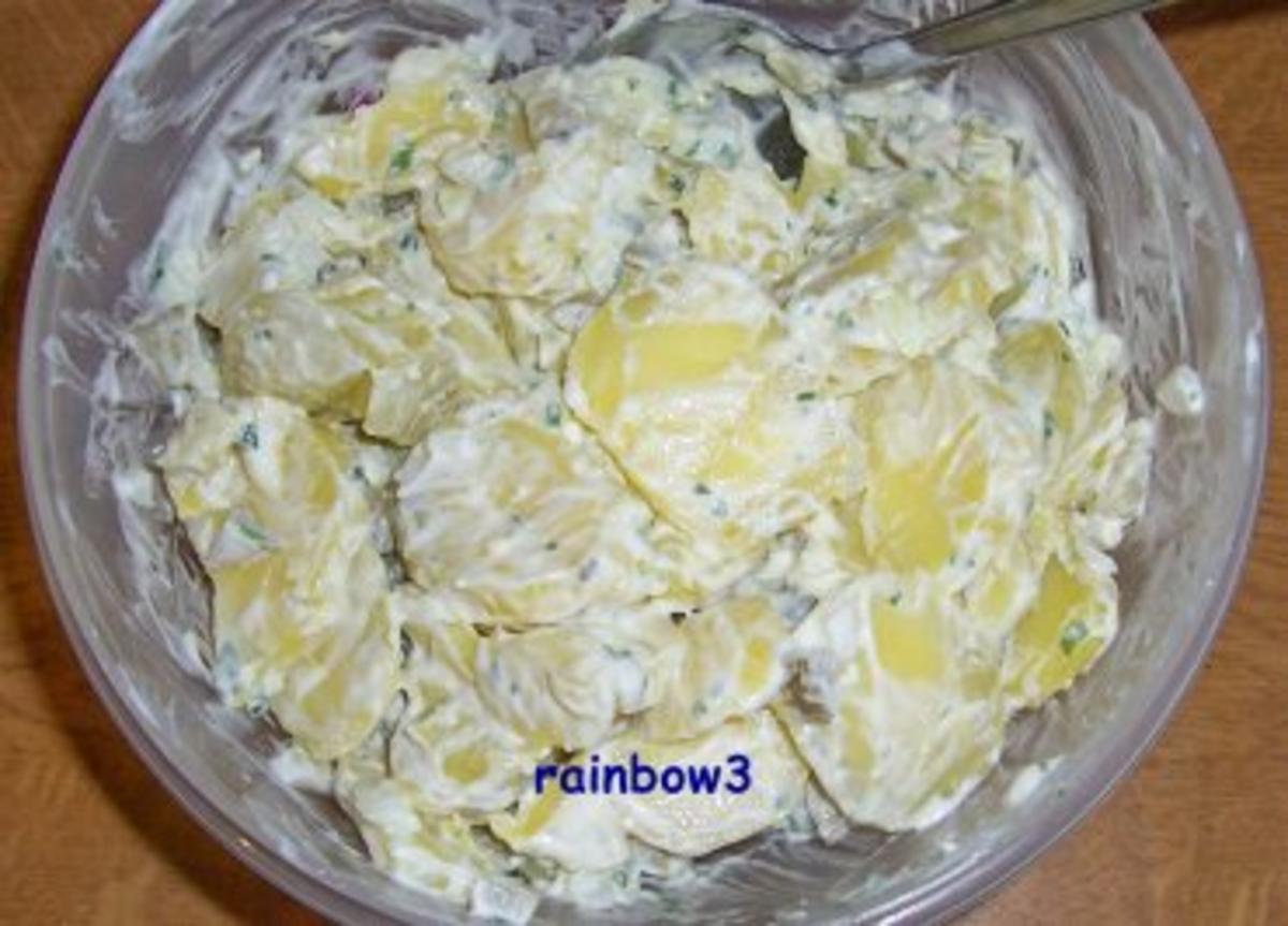 Salat: Kartoffel-Salat und Würstchen - Rezept - Bild Nr. 4