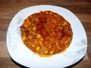 Paprika Eintopf mit Reis - Rezept