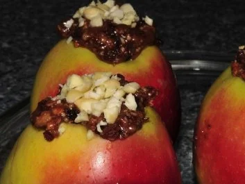 Weihnachtsdessert - Bratapfel mit Vanillesauce - Rezept - Bild Nr. 3