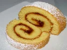 Biskuitroulade / Swiss roll - Rezept