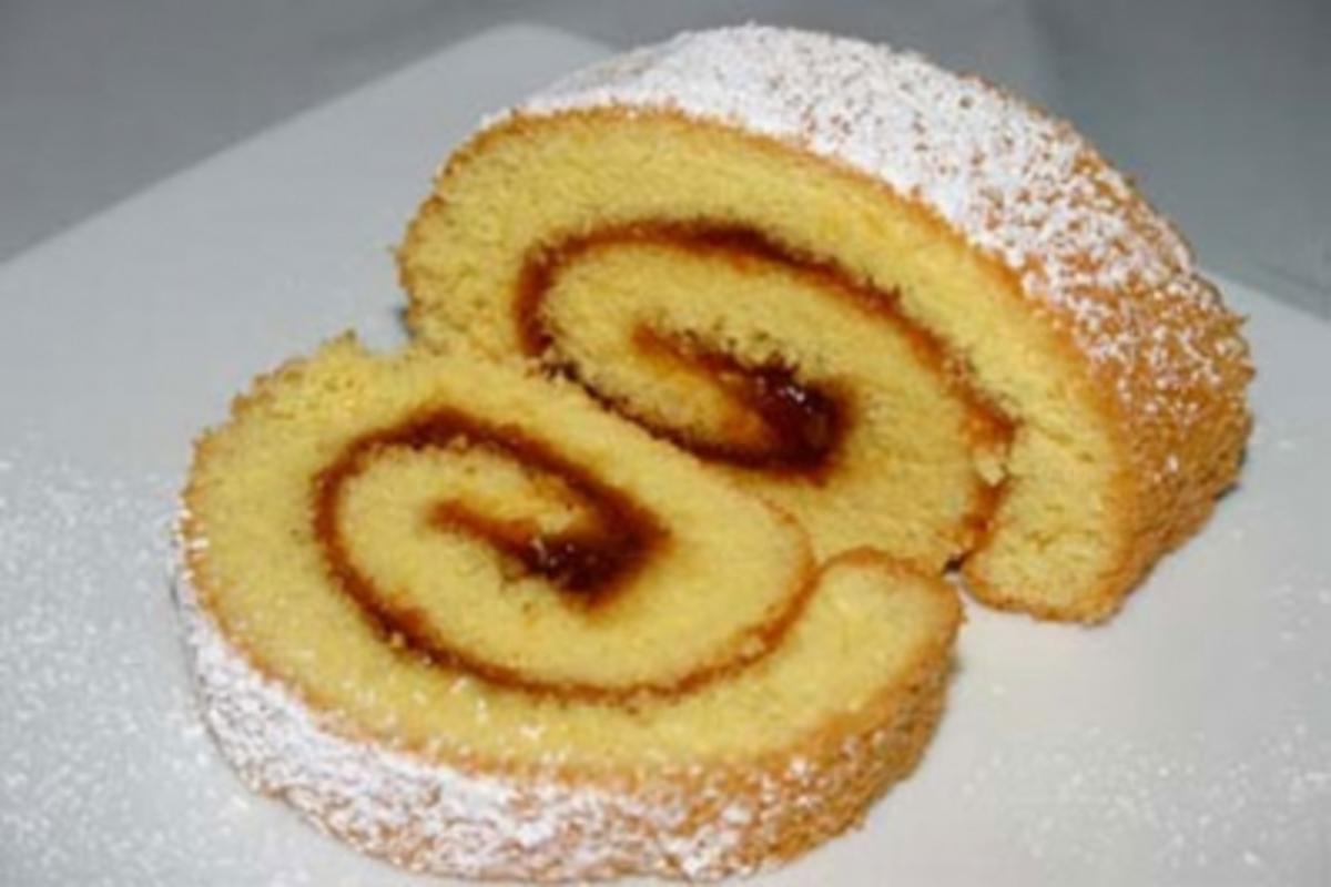 Bilder für Biskuitroulade / Swiss roll - Rezept