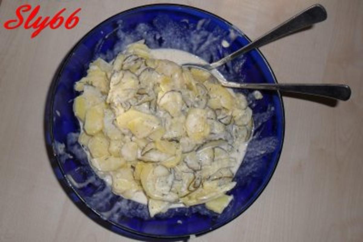 Salate:Kartoffelsalat mit Gurke und Majo - Rezept - Bild Nr. 21