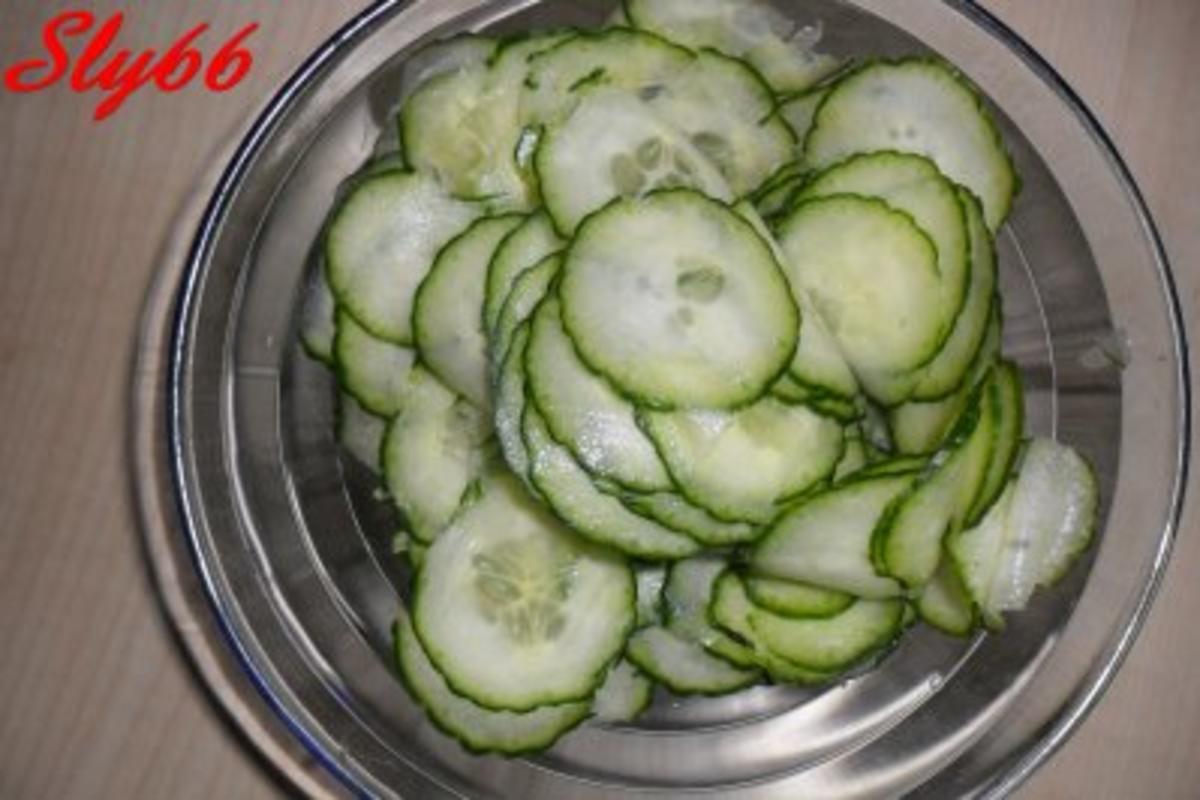Salate:Kartoffelsalat mit Gurke und Majo - Rezept - Bild Nr. 7