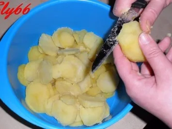 Salate:Kartoffelsalat mit Gurke und Majo - Rezept - Bild Nr. 5