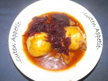 Süßscharfer Gulasch - Rezept