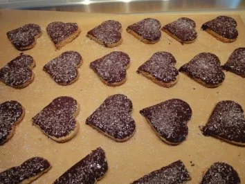 Kokosherzen - Rezept