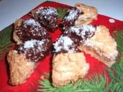 Kekse: Kokos-Ecken mit Marzipan - Rezept