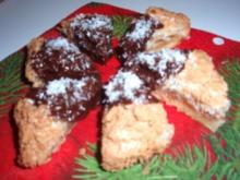 Kekse: Kokos-Ecken mit Marzipan - Rezept