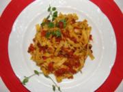 Gemüse : -Tomatenragout mit Pasta- - Rezept