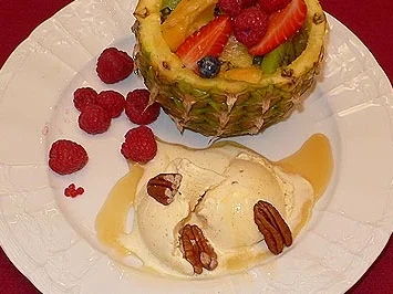 Rezept: Hawaiian fruit cocktail a la mode Hawaiian fruit cocktail a la mode - Rezept