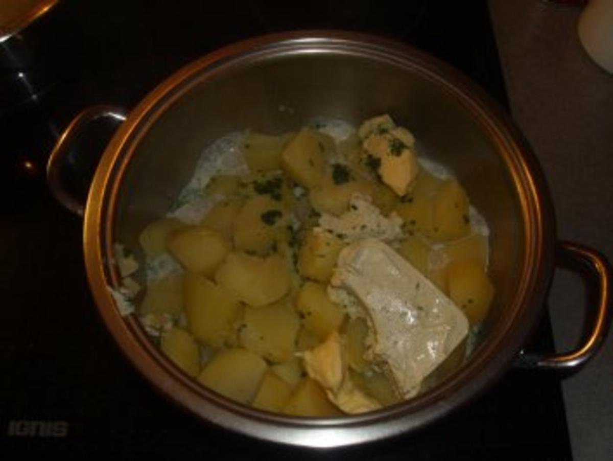 Beilagen: Kartoffelpüree mit Bärlauchcreme - Rezept - Bild Nr. 2