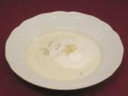 Pfeffer-Feigen-Suppe mit Mandelsahne - Rezept