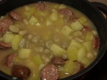 Dicke Bohnen Eintopf mit Mettwürstchen - Rezept - Bild Nr. 6