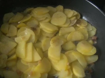 Bratkartoffeln  geschmorte Gurken   und  Jägerschnitzel - Rezept - Bild Nr. 10