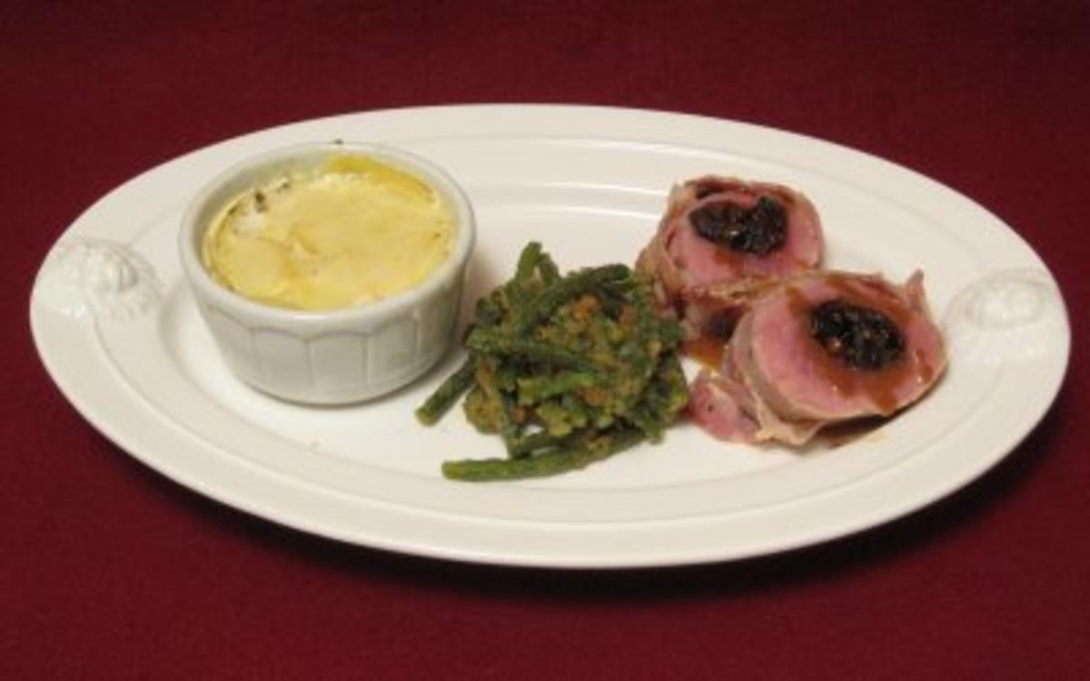 Gefülltes Schweinefilet mit Prinzessbohnen und Kartoffelgratin - Rezept
Gesendet von Das perfekte Dinner
