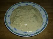 Maultaschen mit Zwiebel-Sahnesoße - Rezept