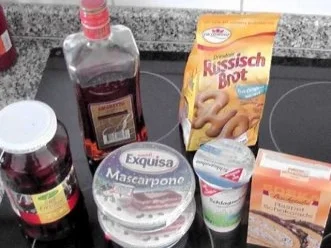 Weihnachtliche Mascaponecreme mit Kirschen - Rezept - Bild Nr. 2