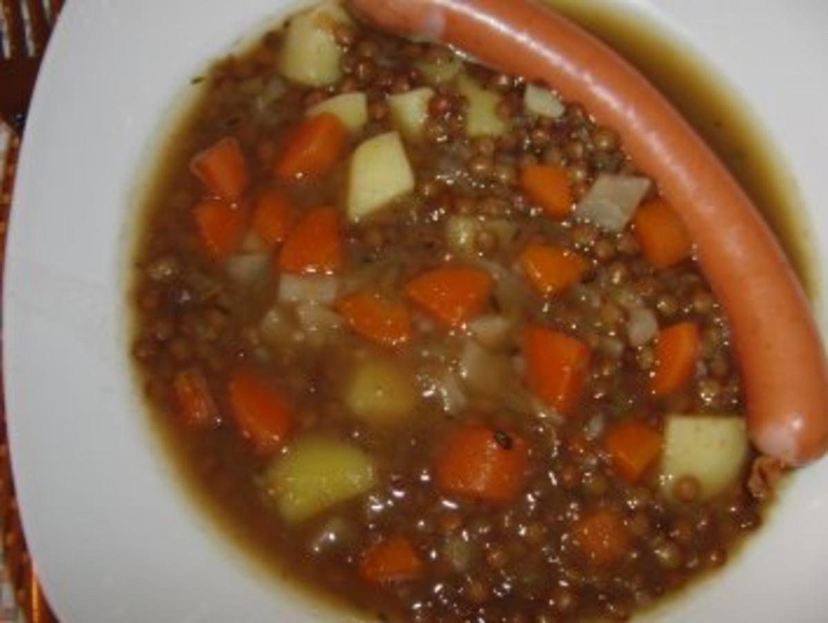 Suppe : Heißer Puy-Linsen-Eintopf für kalte Tage - Rezept - Bild Nr. 2