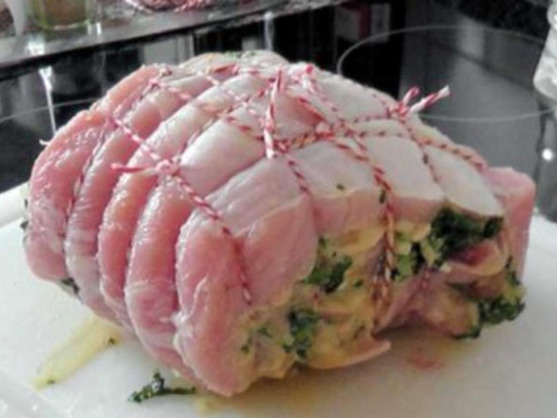 gefüllter Schweinelachsbraten &amp;quot; Cordon Bleu Extra&amp;quot; - Rezept - kochbar.de