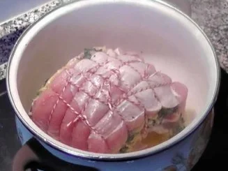 gefüllter Schweinelachsbraten " Cordon Bleu Extra" - Rezept - Bild Nr. 8