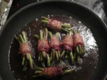 knusprige Speckböhnchen - Rezept