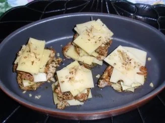 Gemüsereis mit Filet-Käsetürmchen - Rezept - Bild Nr. 4