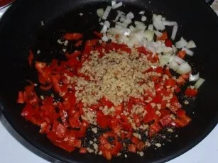 Gemüsereis mit Filet-Käsetürmchen - Rezept - Bild Nr. 5