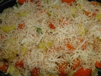 Rezept: Gemüse : Auflauf mit viel Gemüse, so bunt und köstlich - einfach genial Bild Nr. 4 Gemüse : Auflauf mit viel Gemüse, so bunt und köstlich - einfach genial - Rezept - Bild Nr. 4