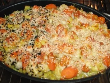 Rezept: Gemüse : Auflauf mit viel Gemüse, so bunt und köstlich - einfach genial Bild Nr. 6 Gemüse : Auflauf mit viel Gemüse, so bunt und köstlich - einfach genial - Rezept - Bild Nr. 6