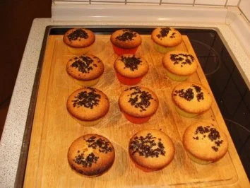 Rezept: Muffin`s mit Apfel-Erdbeer Geele Bild Nr. 4 Muffin`s mit Apfel-Erdbeer Geele - Rezept - Bild Nr. 4