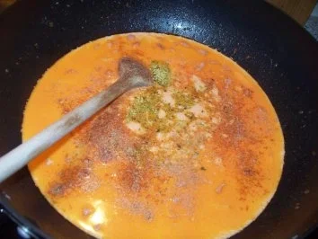 Rezept: Bandnudeln in Speck-Rahm-Soße Bild Nr. 6 Bandnudeln in Speck-Rahm-Soße - Rezept - Bild Nr. 6