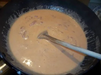 Rezept: Bandnudeln in Speck-Rahm-Soße Bild Nr. 7 Bandnudeln in Speck-Rahm-Soße - Rezept - Bild Nr. 7