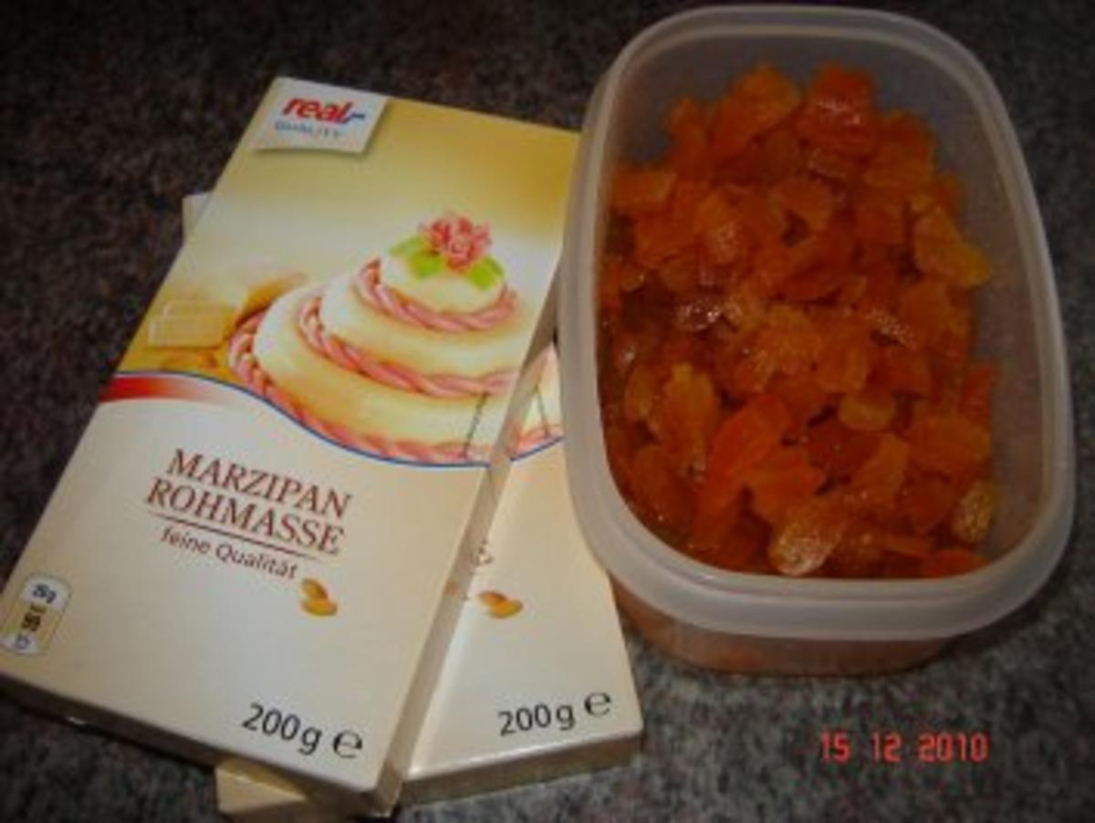 Konfekt : Aprikosen-Marzipan-Bissen - Rezept - Bild Nr. 4