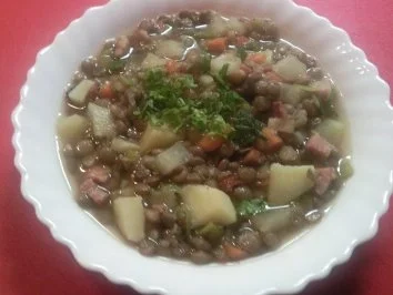 Rezept: Linsensuppe schnell Linsensuppe schnell - Rezept