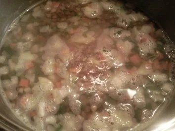 Rezept: Linsensuppe schnell Bild Nr. 7 Linsensuppe schnell - Rezept - Bild Nr. 7