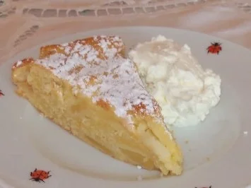 Gerührte schnelle Apfeltorte - Rezept