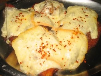 Raclette-Zwiebel-Schnitzel... - Rezept