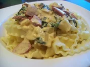 cremige Spinat - Pasta - Soße - Rezept