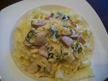 Rezept: cremige Spinat - Pasta - Soße Bild Nr. 3 cremige Spinat - Pasta - Soße - Rezept - Bild Nr. 3