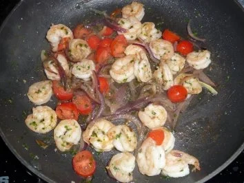 Rezept: Scampipfännchen..... Bild Nr. 2 Scampipfännchen..... - Rezept - Bild Nr. 2